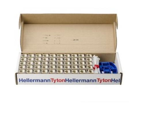 HELLERMANNTYTON  RJ45FC5EB-FW               Category 5e Modular Keystone Jack Bulk Pack, Plenum Rated, Office White, 50/box