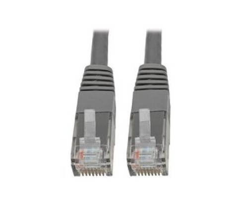TRIPP LITE N200-020-GY        Premium Cat5/5e/6 Gigabit Molded Patch Cable, 24 AWG, 550 MHz/1 Gbps RJ45 M/M , Gray, 20 ft.