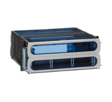 LEVITON  5R4UH-S12               Opt-X 2000i 4RU Fiber Enclosure with Sliding Tray, Empty, Accepts Up To 12 Adapter Plates and Splice Trays or 12 MPO Modules