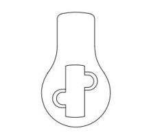 GENERAL LOCK  ST-IC CAM               Mortise Housing Cam, Yale Standard, For SFIC Mortise Housing