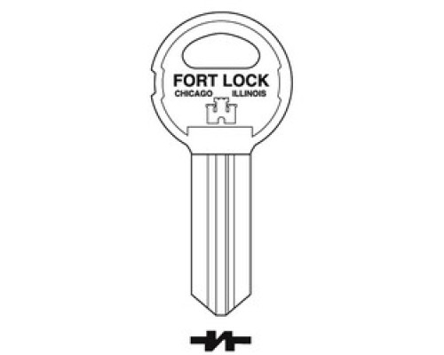 FORT LOCK NATIONAL CABINET  K84        Lock Key Blank, For 16000 Series Round Head Lock/Maxi Lock