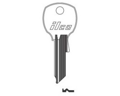KABA ILCO CORP  R1069L NP A16  AA00015022              Cabinet Lock Key Blank, Brass, Nickel Plated, 16 Price Group, For NCL/National