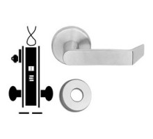 SCHLAGE ALLEGION BRAND  L9092LEU-RX 06A 613 12/24VDC        Door Mortise Lock, Keyed, Electrically Unlocking, 12/24 Volt DC, 2-1/2