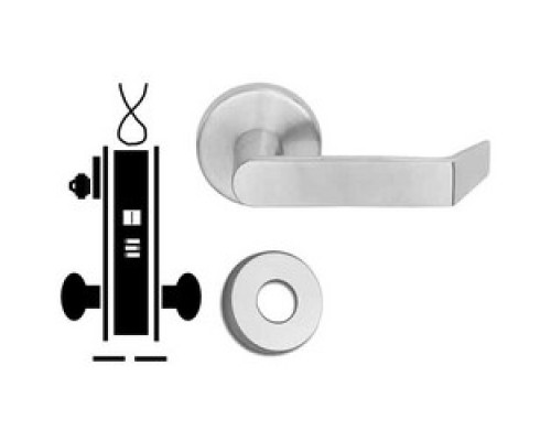 SCHLAGE ALLEGION BRAND  L9092LEU-RX 06A 613 12/24VDC        Door Mortise Lock, Keyed, Electrically Unlocking, 12/24 Volt DC, 2-1/2