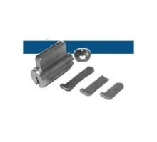 GENERAL LOCK  KLC1539 CSA 26D 0B  DJ0016XXXX              Key-In-Lever Cylinder, Universal, 6-Pin, CSA Keyway, 0-Bitted, 2-Key Blank, Solid Brass, Satin Chrome, With Clip-On Tailpiece, For Arrow Style Knob Lock