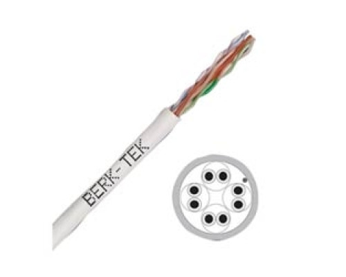 BERK-TEK  10032709               HyperPlus 5e Patch, Green, Category 5e, Reel