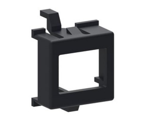 COMMSCOPE UNIPRISE SOLUTIONS  760156000  UNFA-EMM-SC01/LC02-BK-PACK-25              SCSimplex/LCDuplexLowProfileAdapterMountingModule/CollarAssembly,Black, Pack of 25