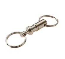 LUCKY LINE PRODUCTS INC  70712               Key Holder Quick Release, Brass, Nickel Plated, With Two 7/8