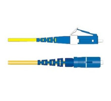 CORNING  047202R5120003M               Plug & Play Universal Systems Jumper, Standard LCUPC Duplex SM / Standard SCUPC Duplex SM, SMF, 2F, Zipcord Riser, Standard Yellow Jacket 3 Meters
