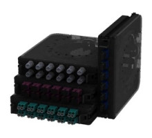 BELDEN  FC4X12LDFS               Faceplate and Panel Splice Cassette, 24-Fiber, 12-LC Duplex Port, 8.74