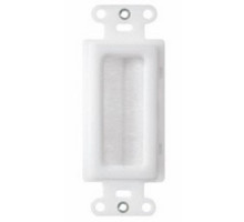 ON-Q/LEGRAND  WP1014-WH               Cable Access Strap, Pre-Configured, Decorator, 1.65