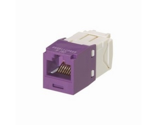 PANDUIT  CJ688TGVL               Mini-Com UTP RJ45 Cat 6 TG Jack Module Violet