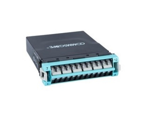 COMMSCOPE SYSTIMAX SOLUTIONS  760236110  DM12-24LC-LSULL              G2 ULL MPO-12 Distribution Module, 2x12F MPO unpinned to 24F LC Aqua, Method B Enhanced OM4