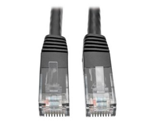 TRIPP LITE N200-035-BK        Premium Cat5/5e/6 Gigabit Molded Patch Cable, 24 AWG, 550 MHz/1 Gbps RJ45 M/M , Black, 35 ft.