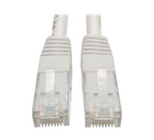 TRIPP LITE N200-020-WH        Premium Cat5/5e/6 Gigabit Molded Patch Cable, 24 AWG, 550 MHz/1 Gbps RJ45 M/M , White, 20 ft.