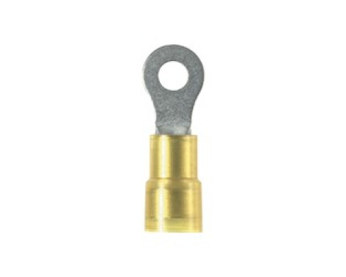 PANDUIT  PN10-6RX-L               Ring Terminal, 12 A 10 AWG, #6 stud size, nylon insulated, expanded insulation for large wire O.D.