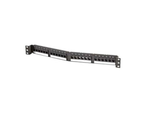 ORTRONICS  SPA6U24  OR-SPA6U24              TechChoice Angled Patch Panel Category 6 24 Port