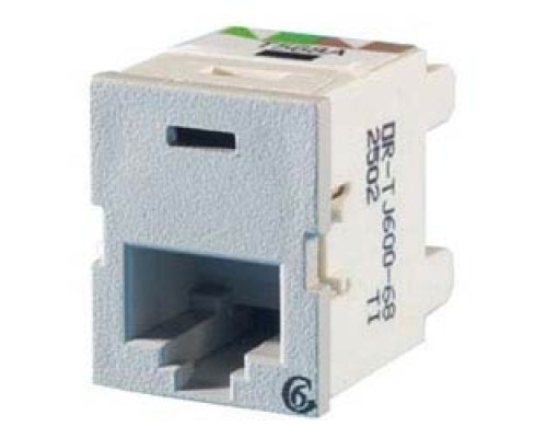 ORTRONICS  TJ600-68               Clarity 6 TracJack, T568A/B, 180 degree, Wiremold Lt Gray
