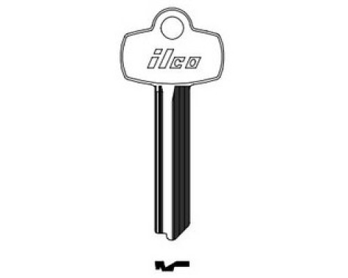 KABA ILCO CORP  A1114R NP A05               Cylinder Lock Key Blank, Brass, Nickel Plated, 5 Price Group, For Best