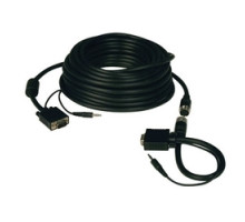 TRIPP LITE P504-050        VGA Coax Monitor Cable with Audio, High Resolution Cable with RGB Coax HD15 and 3.5mm M/M , 50-ft.