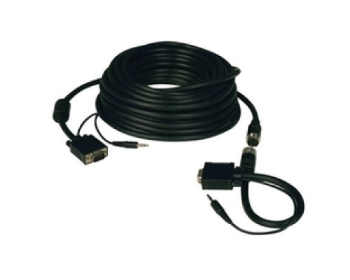 TRIPP LITE P504-050        VGA Coax Monitor Cable with Audio, High Resolution Cable with RGB Coax HD15 and 3.5mm M/M , 50-ft.