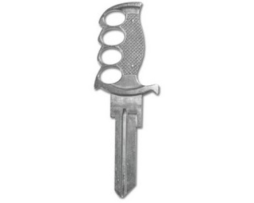 LUCKY LINE PRODUCTS INC  B302K               House Key, Kwikset, Forged Knife, Hand Crafted/Sculpted, Cast Alloy Metal, Rich Patina