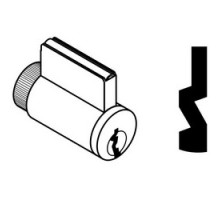 SCHLAGE ALLEGION BRAND  40-100-C 606        Door Lock Cylinder, Multiple Tailpiece, Conventional, C Keyway, Satin Brass, With 2 Key