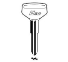 KABA ILCO CORP  TR25 NP A03  AF01024002              Vehicle Key Blank, Brass, Nickel Plated, 3 Price Group, For Toyota