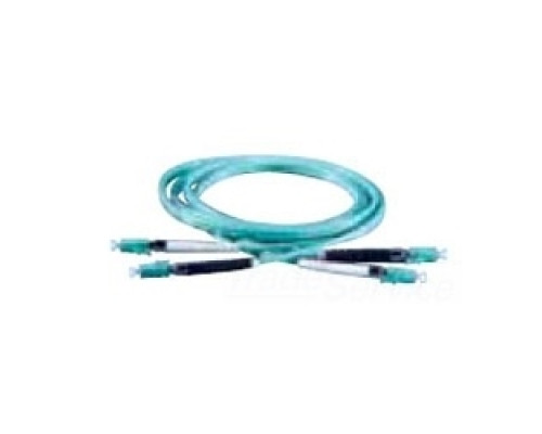 ORTRONICS  P1DF2LRGZGZ003M               Fiber Optic Patch Cord, PC/OFNR, LC to LC Duplex, 2 MM Zipcord, 3 Meter Length, Blue Jacket