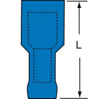 3M  7000133391  MNHU14-250DFIX              3M Scotchlok Female Disconnect Heatshrink Nylon Insulated, 25/bottle, MNHU14-250DFIX