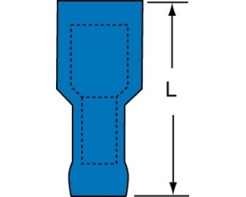 3M  7000133391  MNHU14-250DFIX              3M Scotchlok Female Disconnect Heatshrink Nylon Insulated, 25/bottle, MNHU14-250DFIX