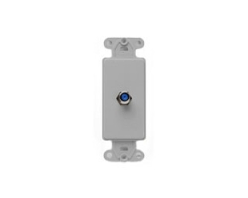 LEVITON  40681-GY               Decora Insert, FCONN Grey