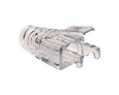 PLATINUM TOOLS INC  100035C               Connector Strain Relief, Clear, For EZ-RJ45/Cat 5E Cable Connector, 50 each per Clamshell