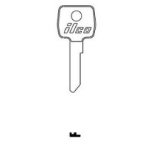 KABA ILCO CORP  LF14 NP A15  AA00005902              Cylinder Lock Key Blank, Brass, Nickel Plated, 15 Price Group, For Lowe and Fletcher