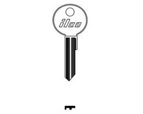 KABA ILCO CORP  LF21 NP A15  AA00014422              Cylinder Lock Key Blank, Brass, Nickel Plated, 15 Price Group, For Lowe and Fletcher