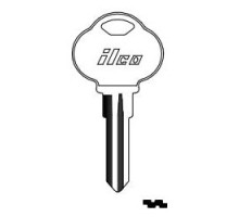 KABA ILCO CORP  1591P NP A04  AL00000082              Vehicle Key Blank, Brass, Nickel Plated, 4 Price Group, For The Club
