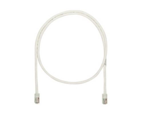 PANDUIT  NK5EPC1Y               NetKey Copper Patch Cord, Category 5e, Off White UTP Cable, 1ft