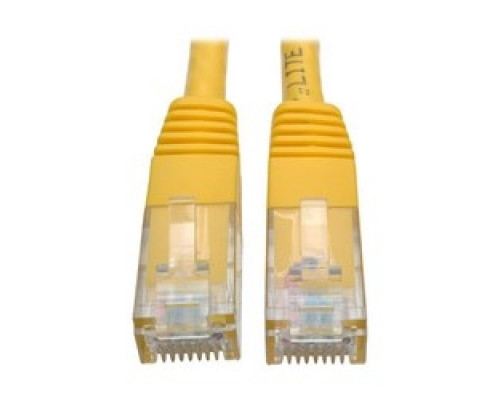 TRIPP LITE N200-005-YW        Cat6 Gigabit Molded Patch Cable RJ45 M/M , Yellow, 5 ft.