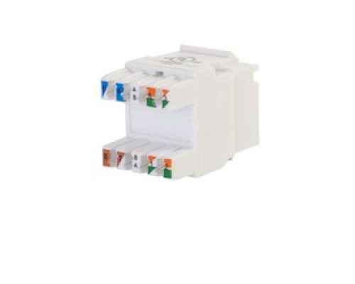 C2G  CG35210  35210              CAT6 180 KeysTone Jack White