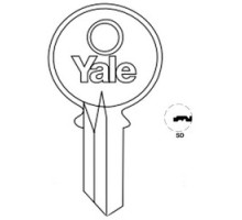 ASSA ABLOY ACCENTRA  RN11SD               Lock Key Blank, 6-Pin, Standard Bow, Single Section, SD Keyway, 0.51