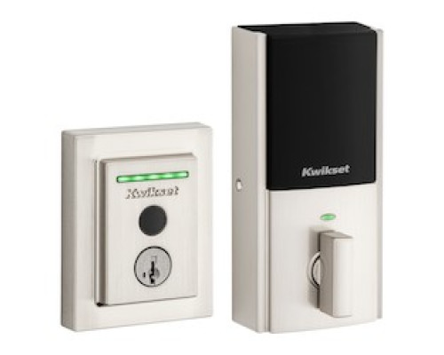 KWIKSET  99590-003  959 CNT FPRT WIFI 15 RCALFD RCS              Halo Touch Contemporary Fingerprint Smart Lock in Satin Nickel
