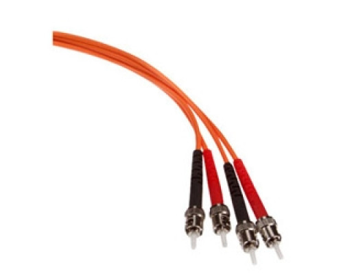 LEVITON  62DST-M03               Fiber Patch Cord, 62.5/125um Multimode, Duplex, ST to ST, 3 Meters