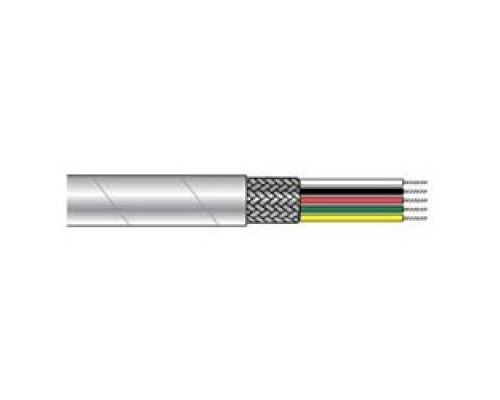 ALPHA WIRE  2821/3 WH001               Communication-Control-Industrial-Cable, Communication-Control, 3 Conductor, 24 AWG, Braid, 600 V, PTFE Jacket, PTFE Insulation, 0.143 Jacket Diameter, 0.012 Jacket Thickness, 19/36 Stranding