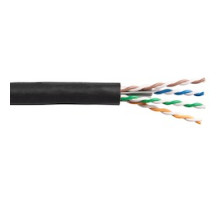 LIBERTY AV  24-4P-L6A-BLK               Liberty Brand Category 6 Augmented U/UTP Cable Features: 4 Twisted Unshielded Pairs In Varying Twist Lengths 23AWG Solid Bare Copper Conductors Fully Certified To 500 Mhz, Tested To 650 Mhz Riser Rate
