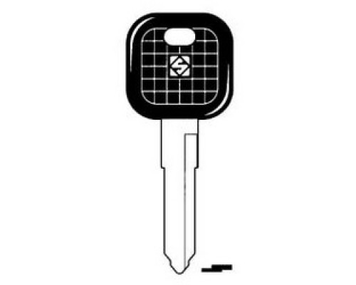 KABA ILCO CORP  KW14AP NP A13               Vehicle Key Blank, Natural Brass, 13 Price Group, For Kawasaki Motorcycle