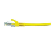 COMPULINK  M88DE25FC605B               Patch Cord Modular 24 AWG 4-Pair stranded Category 6 568A/B 25ft Yellow with boots