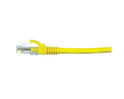 COMPULINK  M88DE25FC605B               Patch Cord Modular 24 AWG 4-Pair stranded Category 6 568A/B 25ft Yellow with boots