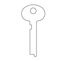 KABA ILCO CORP  1388 NS A52  AD00001523              Safe Deposit Key Blank, 0.28