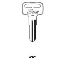 KABA ILCO CORP  YM56 NP A12  X112              Vehicle Key Blank, Brass, Nickel Plated, 12 Price Group, For Yamaha