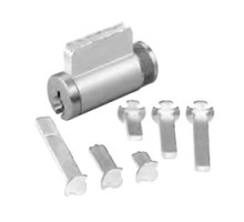 KABA ILCO CORP  15995RA-26D-OB               Cylinder Lock, Key-In-Knob, 5-Pin, Russwin Keyway, 0-Bitted, Satin Chrome Plated, For Combination Knob/Deadbolt